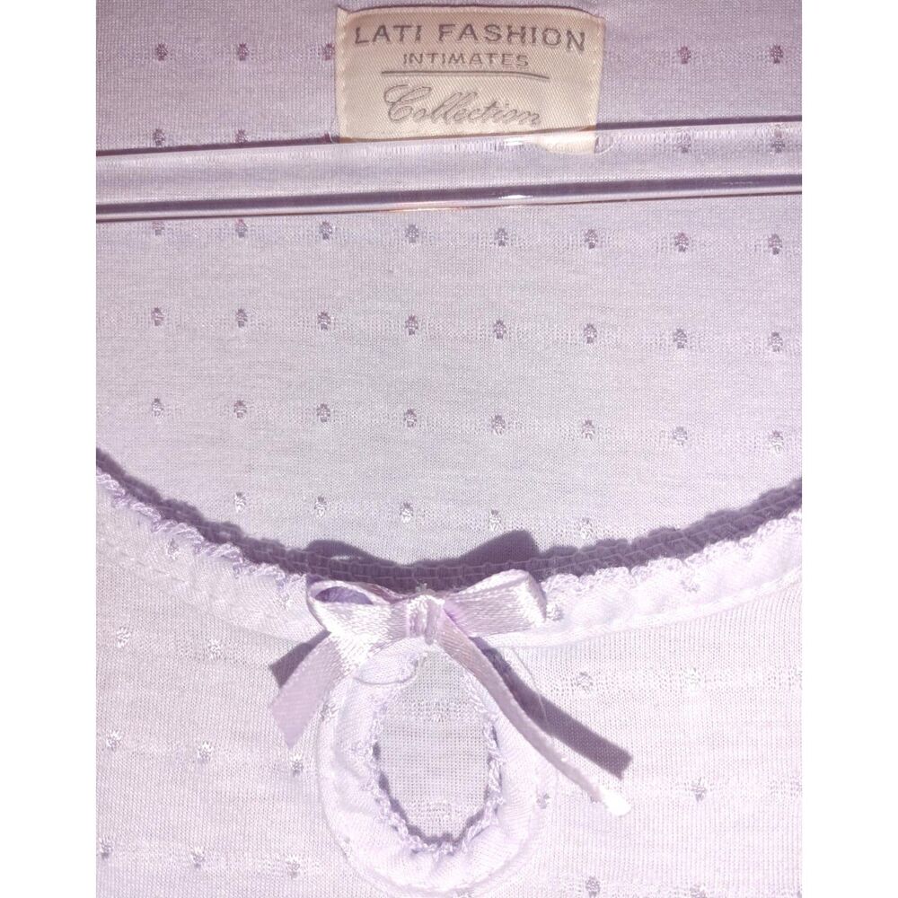 Vintage Gown Lati Fashion Intimate Collection Sleeveless Lavender Gown - Picture 3 of 3